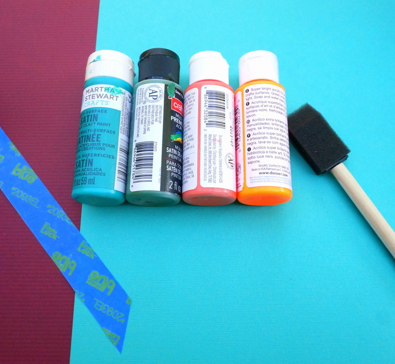 DIY pumpkin painting supplies