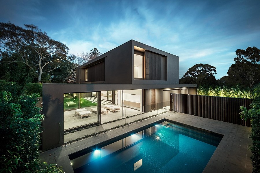 Gorgeous pool area that is connected with the indoors