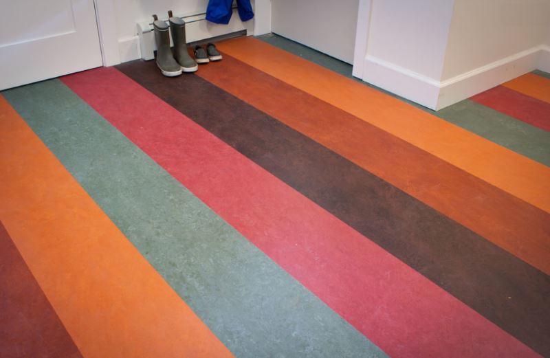 Marmoleum entryway