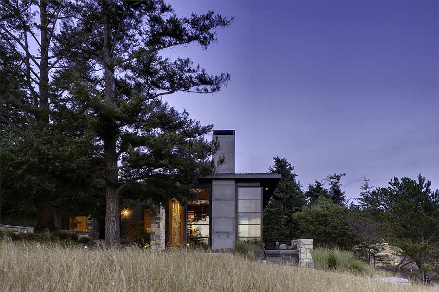 Natural landscape around the North bay Residence offers ample cover