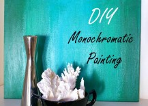 Chic Monochromatic DIY Painting With Ombre Style