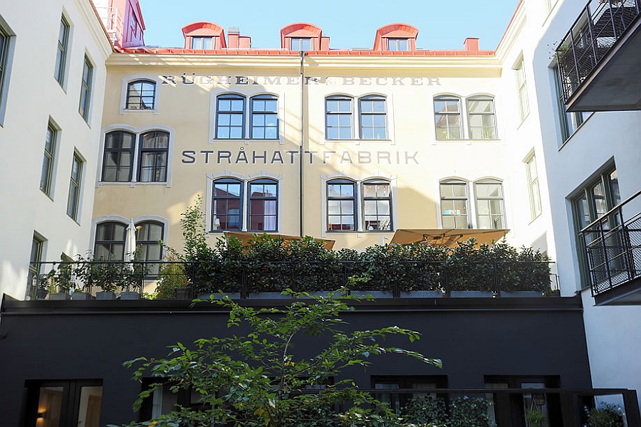 Old Straw Hat Factory in Stockholm turned into modern apartments