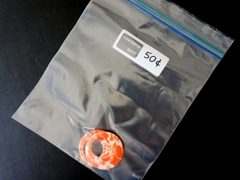 Place jewelry and other small items in sealable baggies