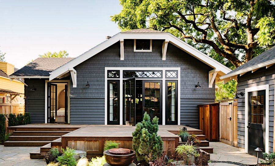 Public library transformed into a modern home