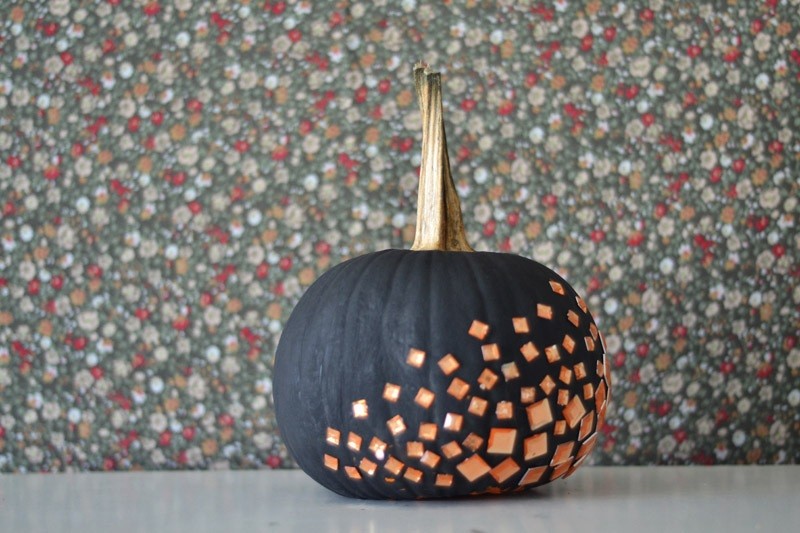 Pumpkin covered with gems