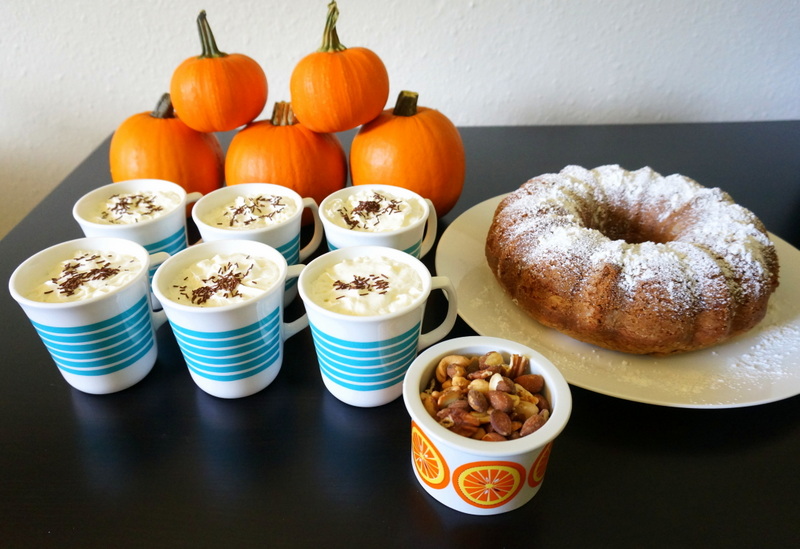 Retro fall dessert table