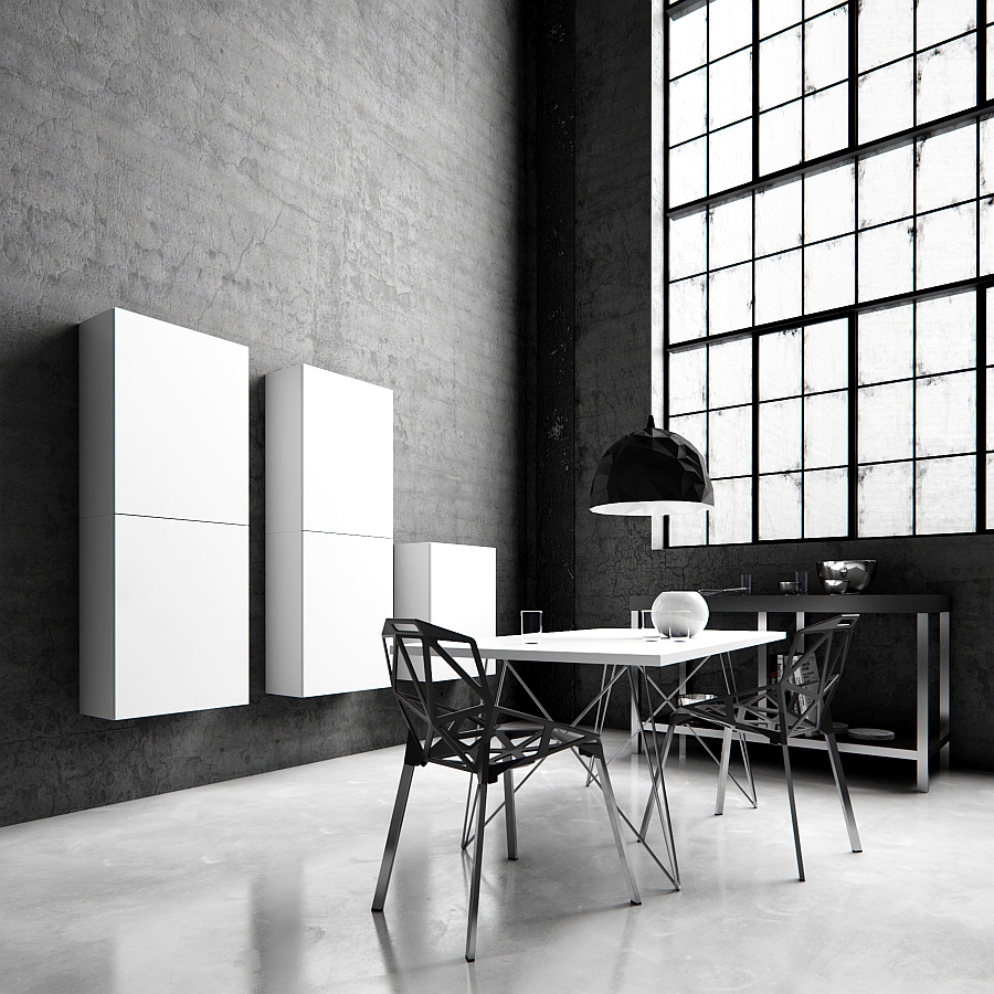 Tetrees Play Tetris With Modular Wall Shelves And Cabinets