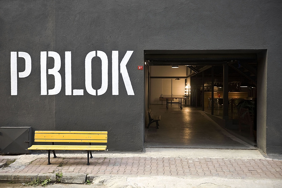 Smart renovation uses paint to transform an old warehouse into industrial office space