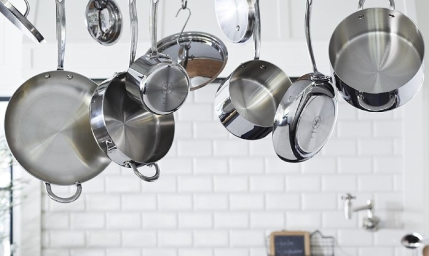 How To Display Stainless Steel Pots