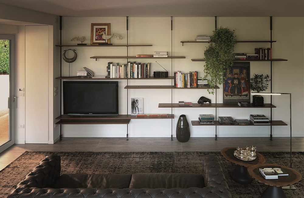 Stylish and minimal bookcase also doubles as a gorgeous display