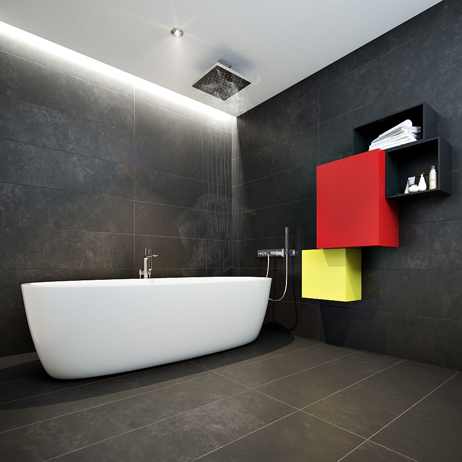 TETREES wall cabinets and shelves deliver adaptabile style to the bathroom