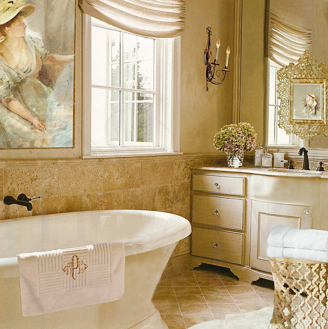 Luxury Bathroom Delightfully Feminine