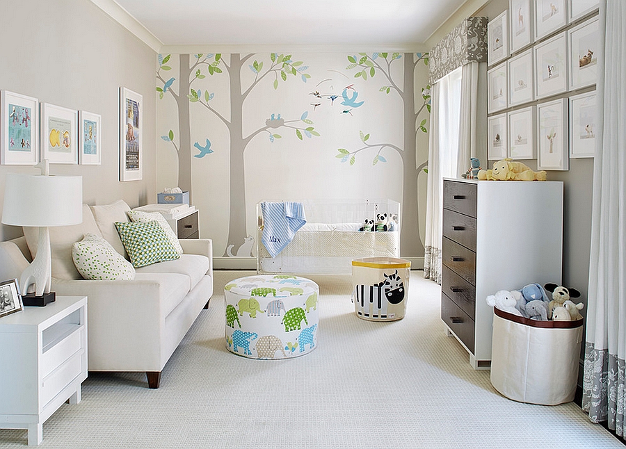 modern baby bedroom