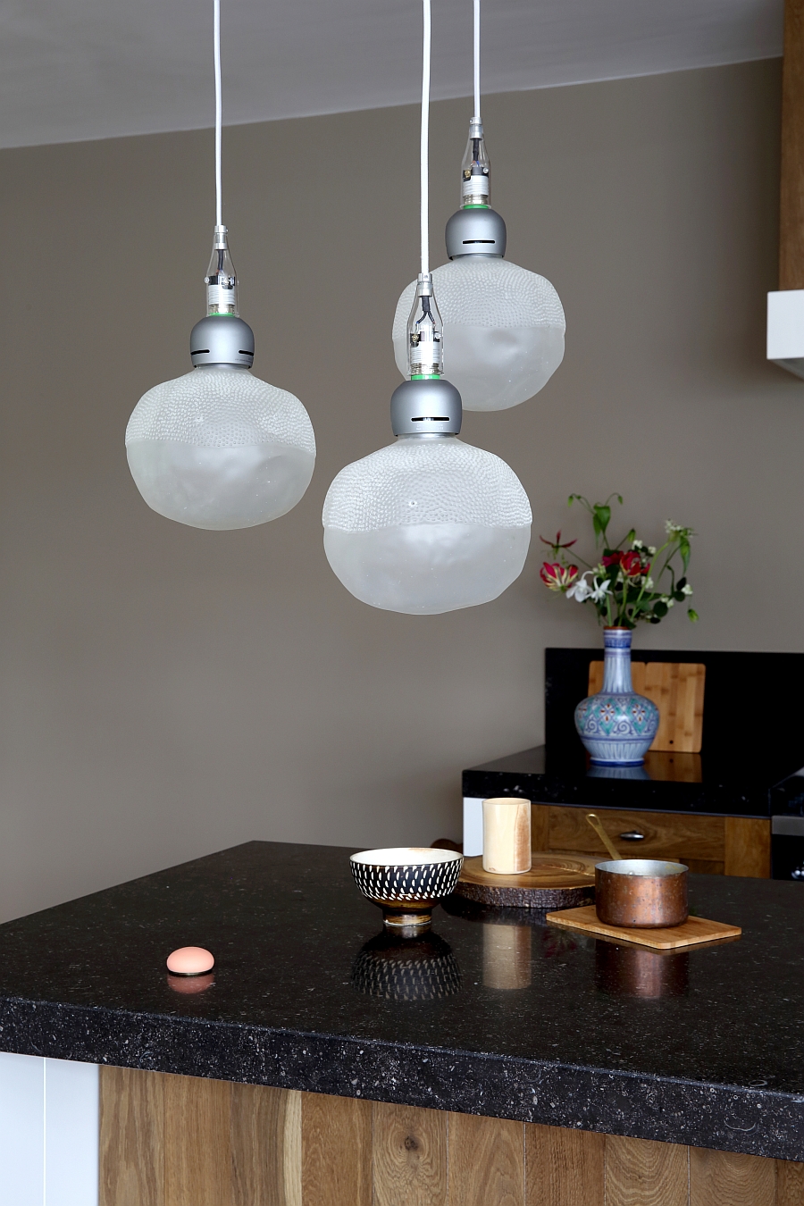 User friendly and durable rubber pendant lights from Nacho Carbonell for Booo
