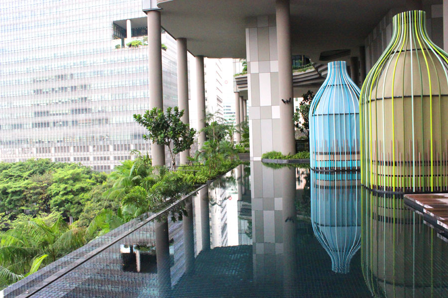 bernard lee woha, green architecture, Green Hotels, hotel architecture, Park Royal Hotel Singapore, Park Royal on Pickering, singapore architecture, Solar Power, solar-powered hotel Singapore, vertical garden Singapore, vertical park, Vertical Parks, woha architects, park royal hotel, inspiring rooms, interior design inspiration