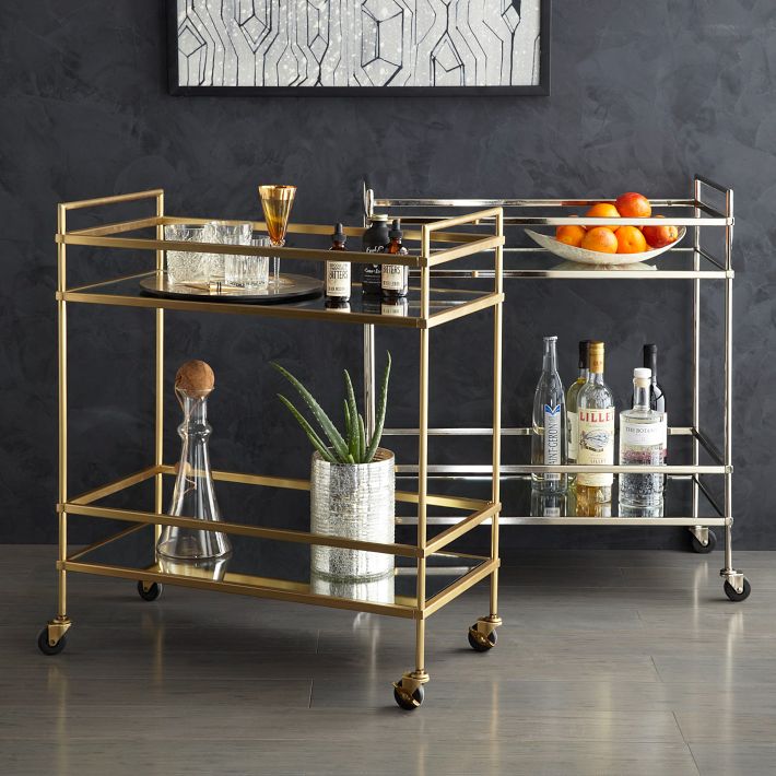 compact bars, bar carts, wall mounted bars, bars for small spaces