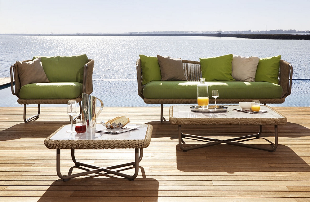 Babylon outdoor seating collection by Varaschin