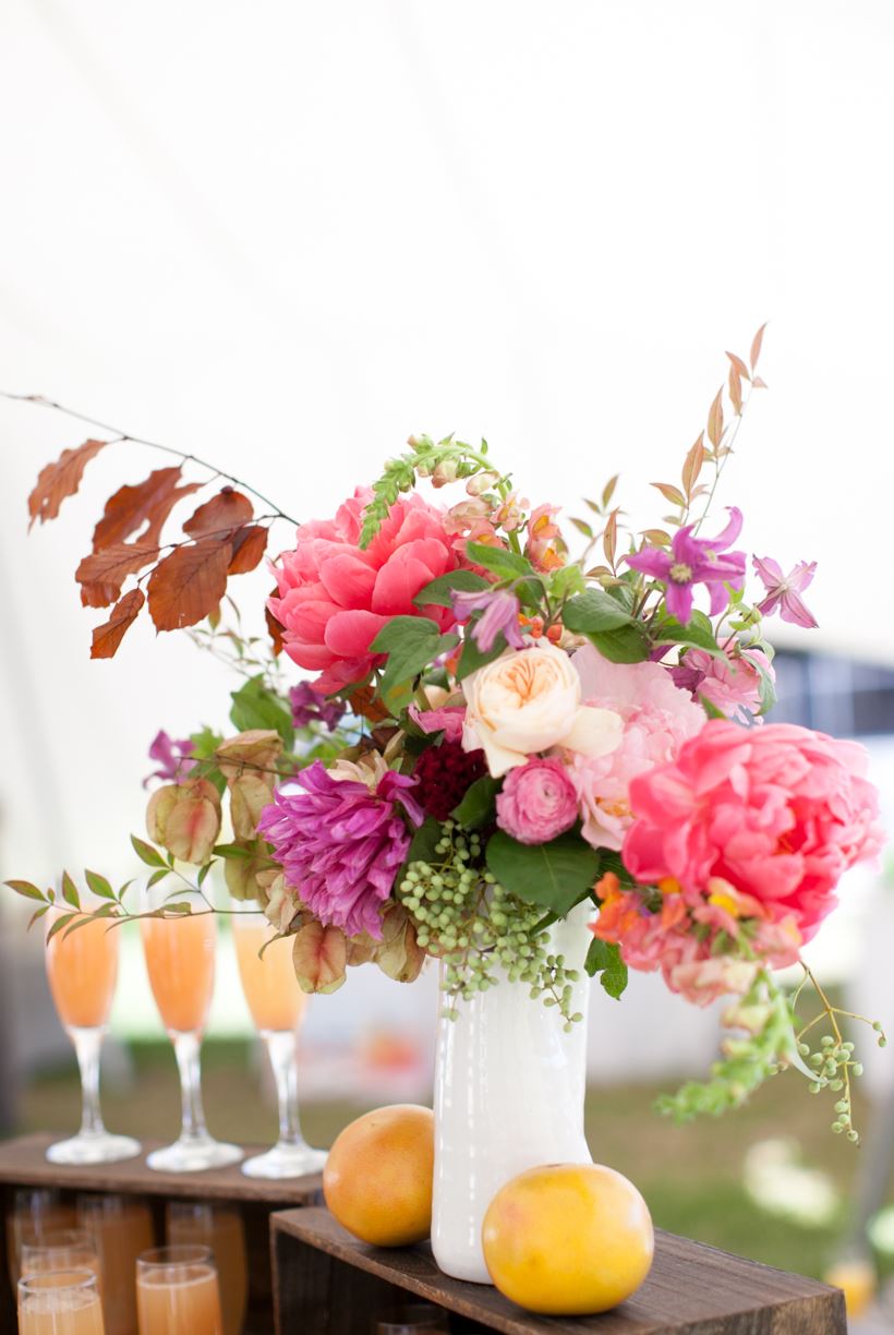 Blooms by Bricolage Florals, and bellinis!