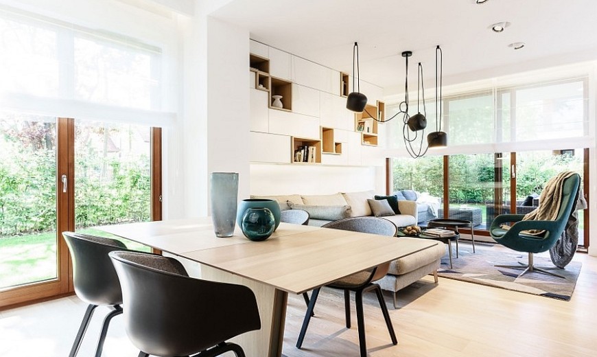 Posh Apartment in Poland Embraces Trendy Minimalism
