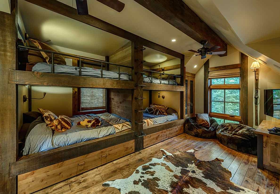 Bunk bed design idea for the cabin retreat