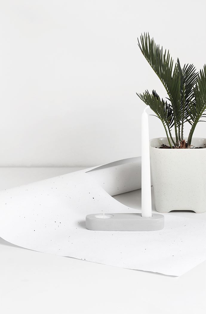 Clay candle holder from MyDubio