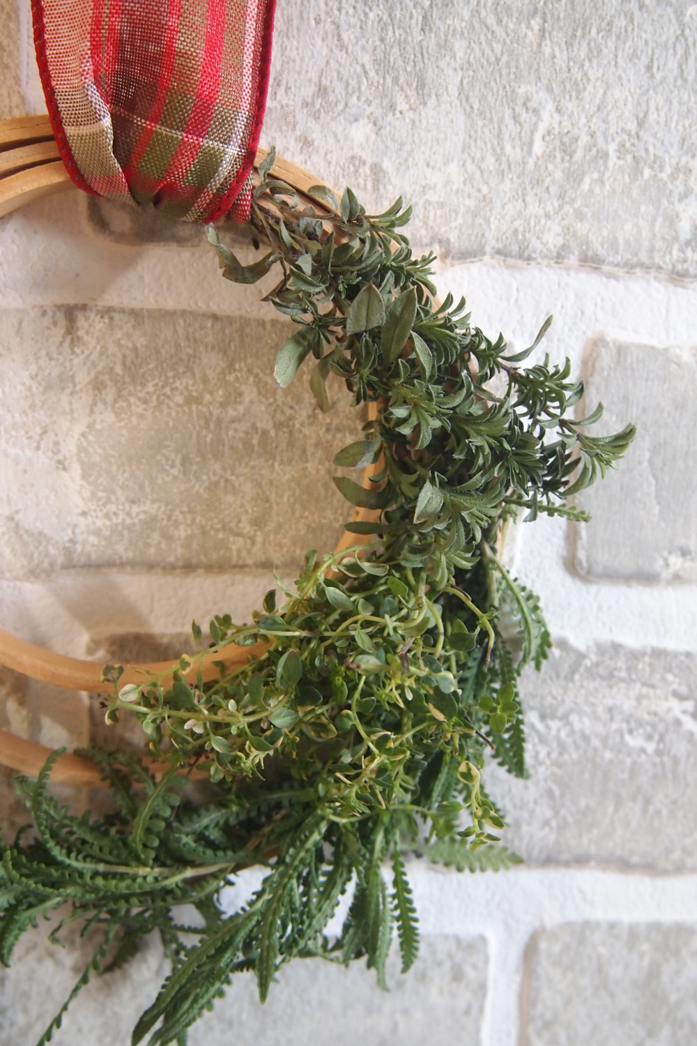 close up - herb wreath