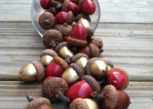 DIY-Gold-and-Red-Acorns-217x155