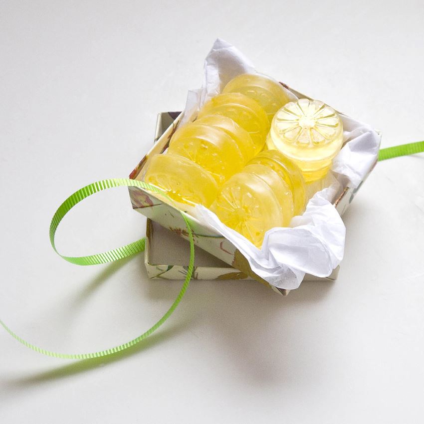 DIY lemon rind soaps from Popsugar