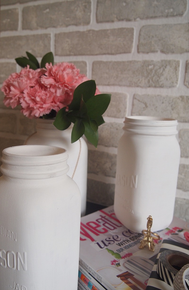 DIy painted mason jar