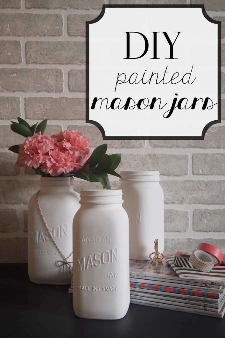 DIY Painted Mason Jars with Multiple Uses! Decoist