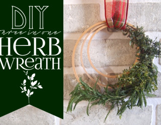 DIY 3-in-1 Herb Wreath That Also Smells Great