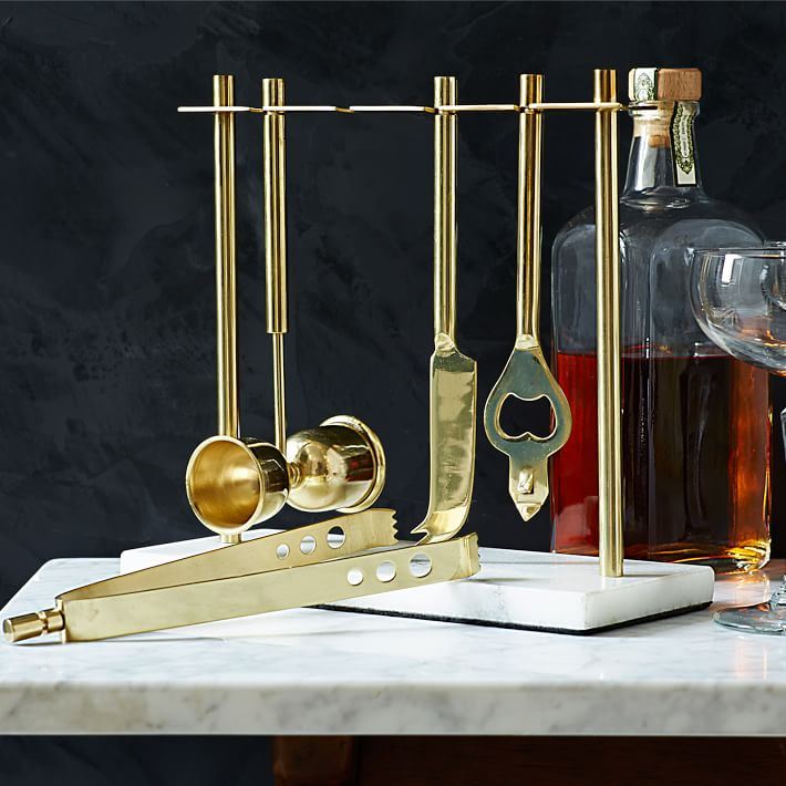 Deco barware collection from West Elm