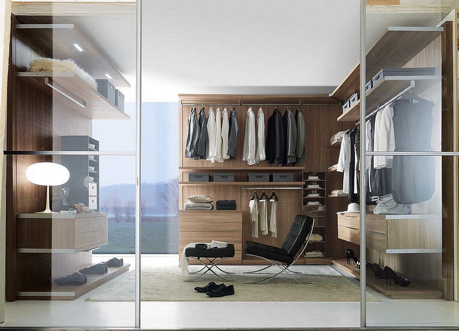 Floating drawers and shelves help in saving precious foot space