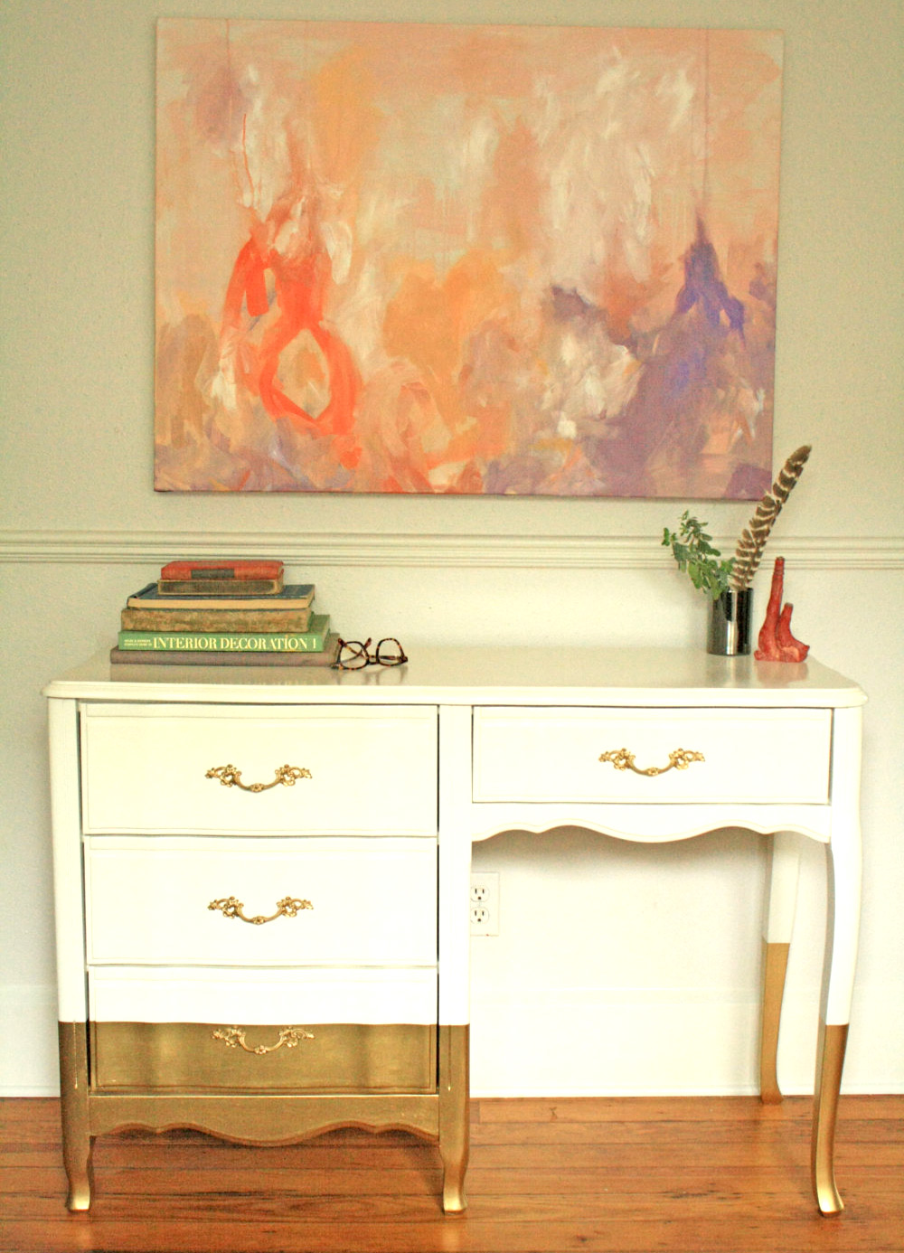 Gold Dipped Desk