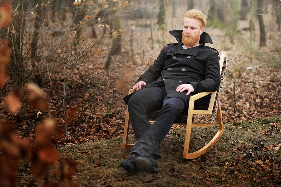 Gorgeous rocking chair looks fabulous both indoors and outside