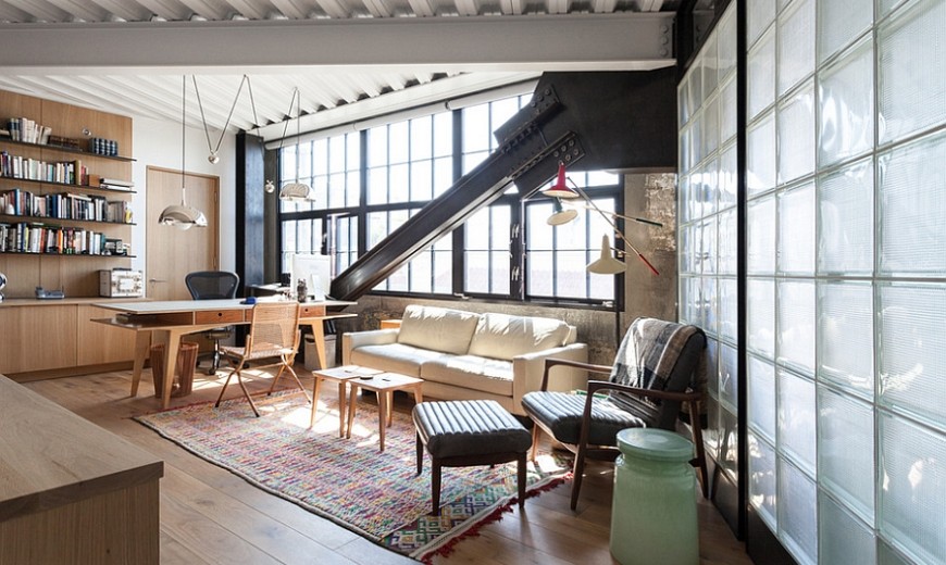 27 Ingenious Industrial Home Offices with Modern Flair