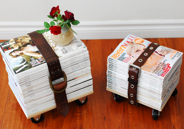 Magazine Stool DIY