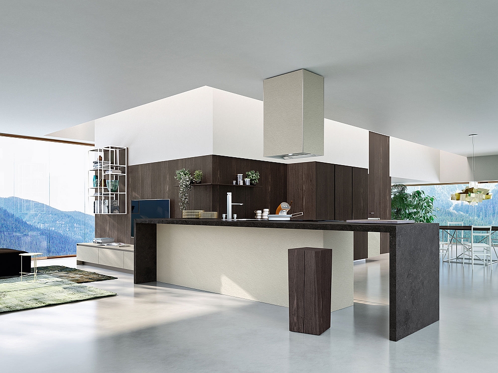 Minimal and stylish modern kitchen with sleek design
