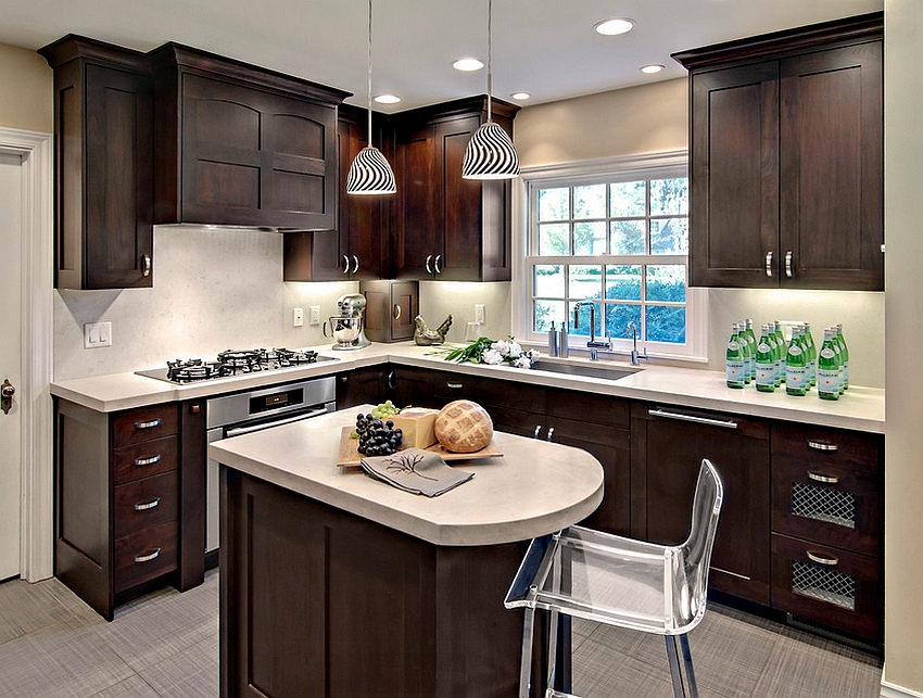 simple kitchen with island