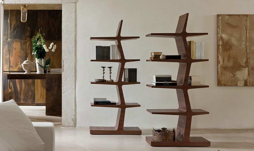 5 Trendy Modern Bookshelves That Unleash Warmth Of Wood!