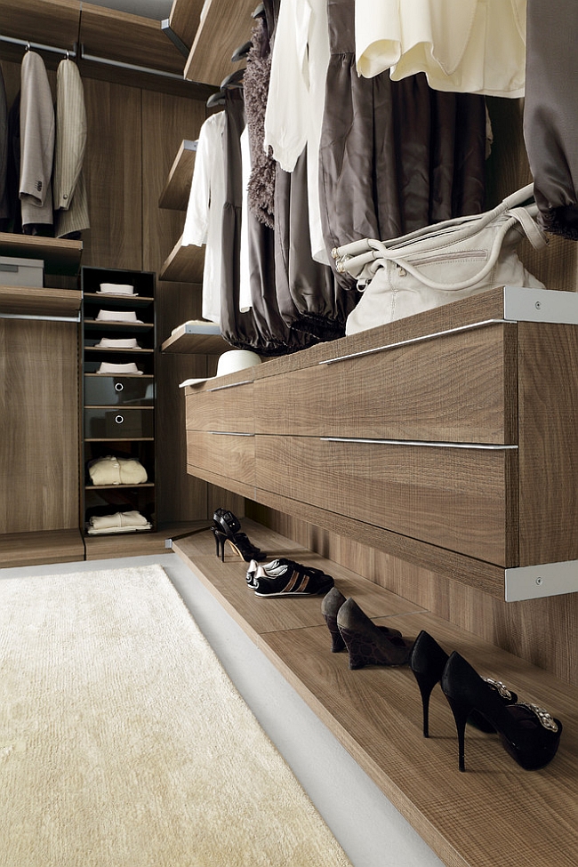 Simple and stylish organizational solution for the modern walk-in closet