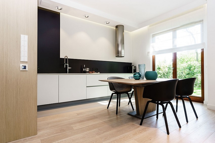 Simple kitchen and dining area with minimalist style