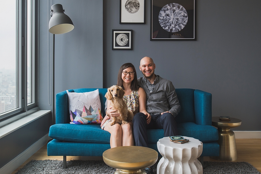 Small NYC apartment gets a fashionable makeover