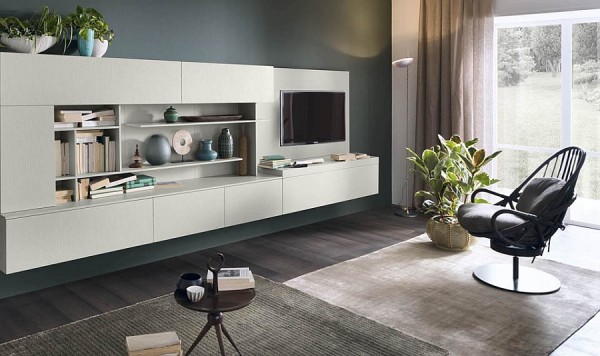 Living Room Wall Units with Snazzy Compositional Freedom | Decoist