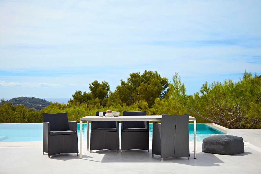 Timeless and trendy outdoor chairs with highback