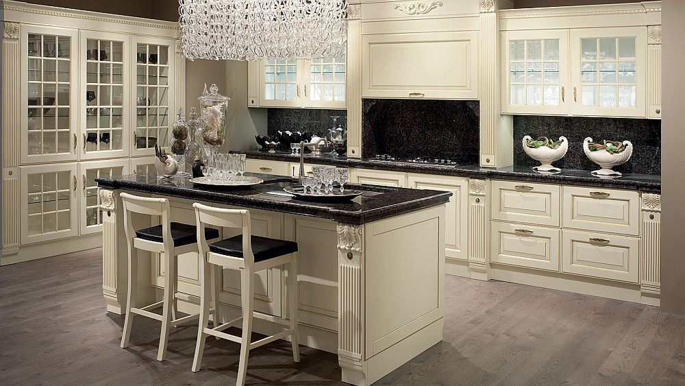 Trendy kitchen transforms traditional features to fit the modern kitchen