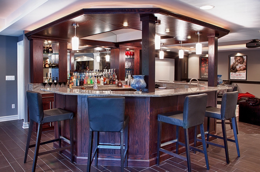 best interior basement bar designs