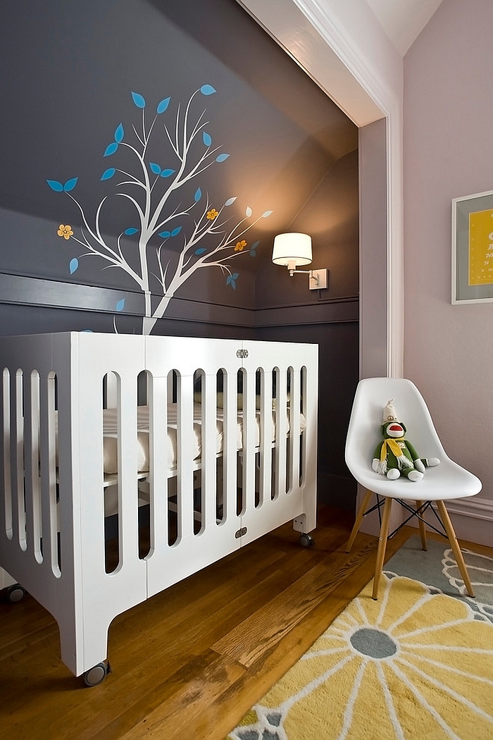 Grey baby room clearance decor