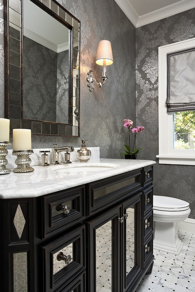 20 Gorgeous Wallpaper Ideas for Your Powder Room | Decoist