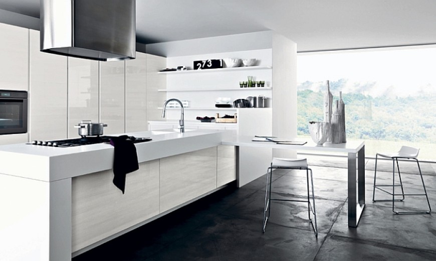11 Contemporary Kitchen Compositions with Urbane Elegance